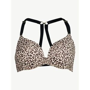 NWT Joyspun Women's Smoothing T-Shirt Bra In Little Lovely Leo Size 40DD‎